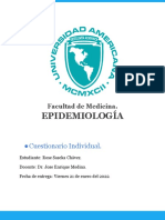 Cuestionario Epidemiologia