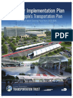Of The People's Transportation Plan: Five-Year Implementation Plan