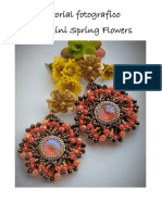 tutorial spring flowers orecchini