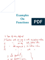 Examples On Functions