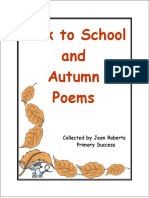 Poems For Back To School