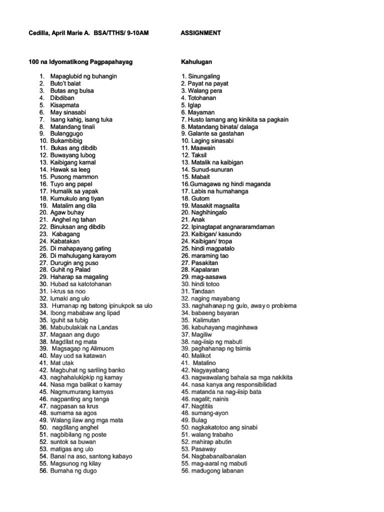 100-idyomatikong-pahayag-at-mga-kahulugan-nito-pdf
