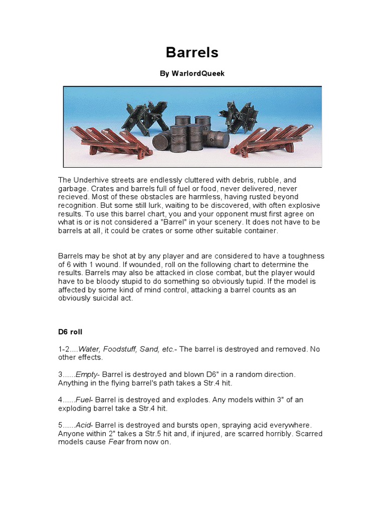 Barrels | PDF | Home & Garden | Art