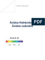 Ácidos Hidrácidos y Ácidos Oxácidos