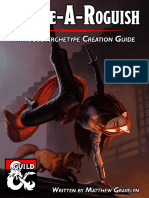 D&D 5e Rogue Archetype Creation Guide