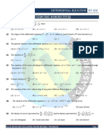 IIT-JEE differential equation practice problems