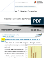 1.2. Ano - As Características Do Poder Político e A Sociedade No Tempo de D. João V