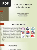 Network & System Administration: Engr. Gohar Mumtaz