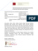 Surat Pernyataan Tidak Menerima Bantuan Pemerintah Promosi Film Indonesia Dan/atau Bantuan Dari K/L Lainnya