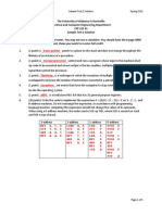 CPE 221 Sample Test 2 Solution Spring 2018