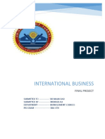 International Business: Final Project