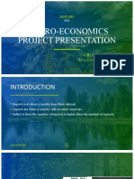 Macro-Economics Project Presentation: Group Members