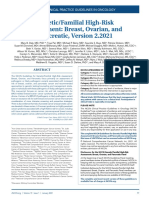 Genetic/Familial High-Risk Assessment: Breast, Ovarian, and Pancreatic, Version 2.2021