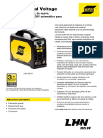 EQUIPO LHN 162i DUAL VOLTAGE ESAB