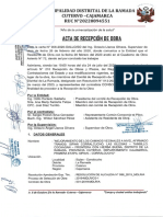 Acta de Recepción