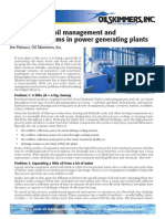 Solving Waste Oil Management and Removal Problems in Power Generating Plants