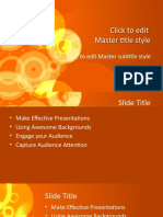 Orange Template 16x9