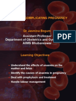Anaemia: Complicating Pregnancy: Assistant Professor Department of Obstetrics and Gynaecology, AIIMS Bhubaneswar
