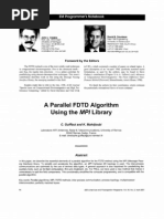 A Parallel FDTD Algorithm Using The MPI L