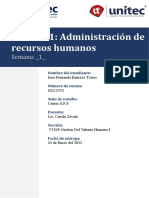 Issis - Ramirez - 62111552 - Tarea 1.1 Administración de Recursos Humanos