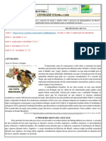 Atividade 12 - 8º Ano - HIS-Brasil Primeiro Reinado - ALUNO