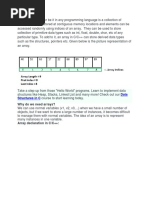 An Array in C