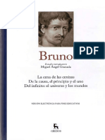 Giordano Bruno - Colección Grandes Pensadores (Gredos)