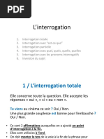 1 _ L interrogation totale