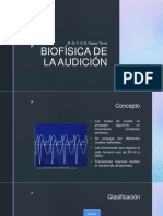 Biofísica de La Audición