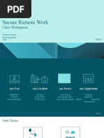 Citrix Secure Remote Work