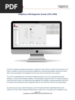 Telephone Self-Diagnostic System (TSS-1000) : Page 1 of 4