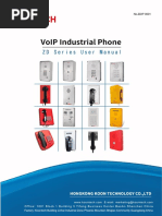 Voip Phone: ZD Series User Manual