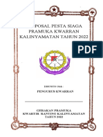 Proposal Pesta Siaga Pramuka Kwarran Kalinyamatan Tahun 2022