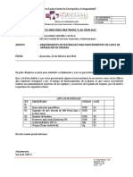 INFORME N°22 INFORME PARADA DE PLANTA