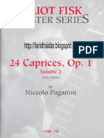 Eliot Fisk 24 Caprices Paganini Vol2