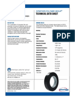 Technical Data Sheet: Polyester Film / Polyester Non-Woven Electrical Tape