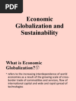 Economic Globalization and Sustainability