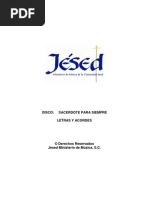cancionero JESED acordes