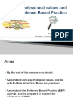 Week 2 Professional Values and EBP