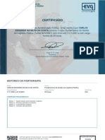 Certificado Logística Pública