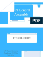 UN General Assembly: Presenter: Abadesco, Laica C