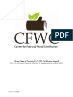 Group Chain of Custody (Coc) FSC Certification Manual