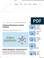 Penjelasan Manajemen Jaringan Komputer - TeachMeSoft