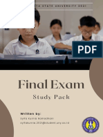 Final Exam: Study Pack