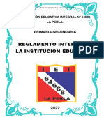 REGLAMENTO INTERNO-NORMAS DE CONVIVENCIAS 2022- IE N° 64668 LA PERLA-