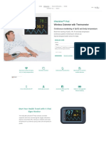 Checkme™ Pod Wireless Oximeter With Thermometer - Wellue Health - Wellue Health