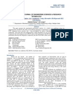 Ijesrt: A Performance of A Window Air Conditioner Using Alternative Refrigerants R22 AND R410A