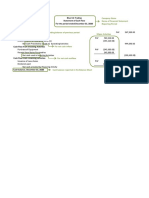 Sample Statement of Cash Flow - Direct Method