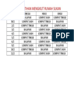 JADUAL LATIHAN