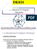 1.0 Introduction To Organic Chemistry
